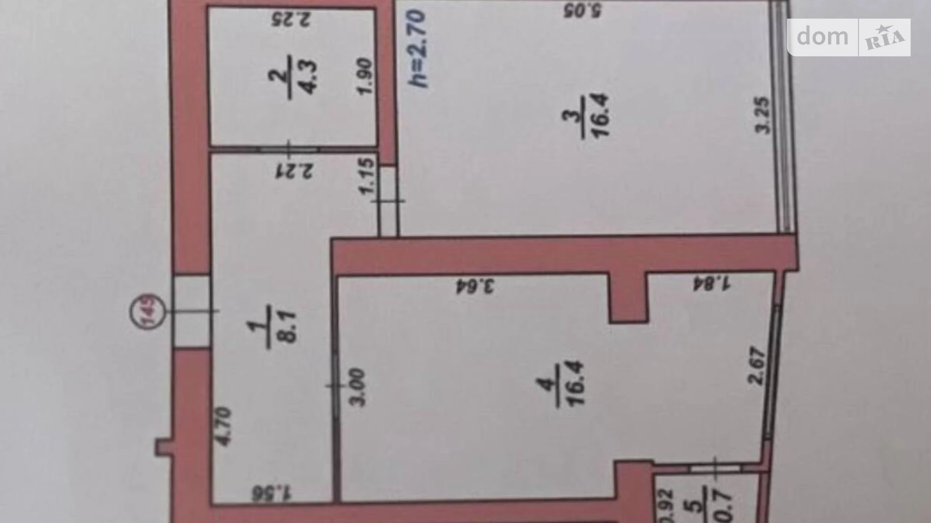 Продается 1-комнатная квартира 47 кв. м в Хмельницком, Старокостянтиновское шоссе - фото 5