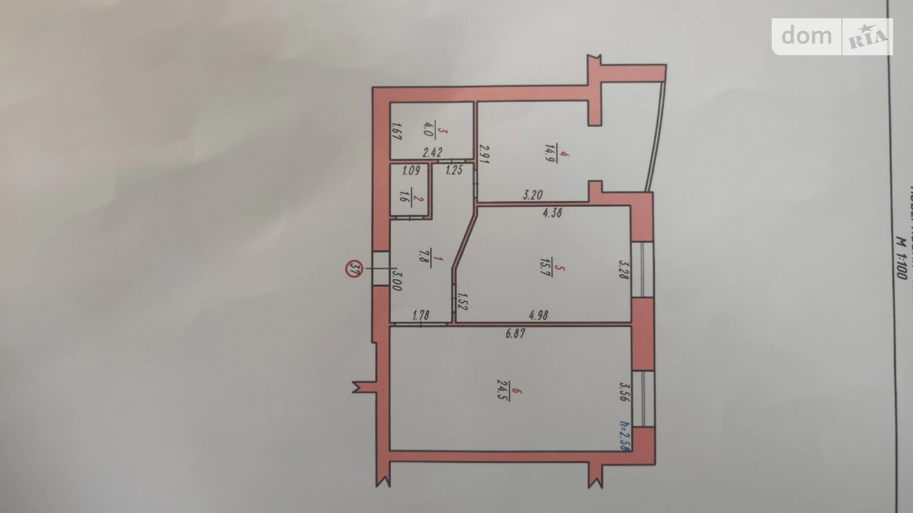 Продается 2-комнатная квартира 68.5 кв. м в Хмельницком, ул. Северная, 115 - фото 2