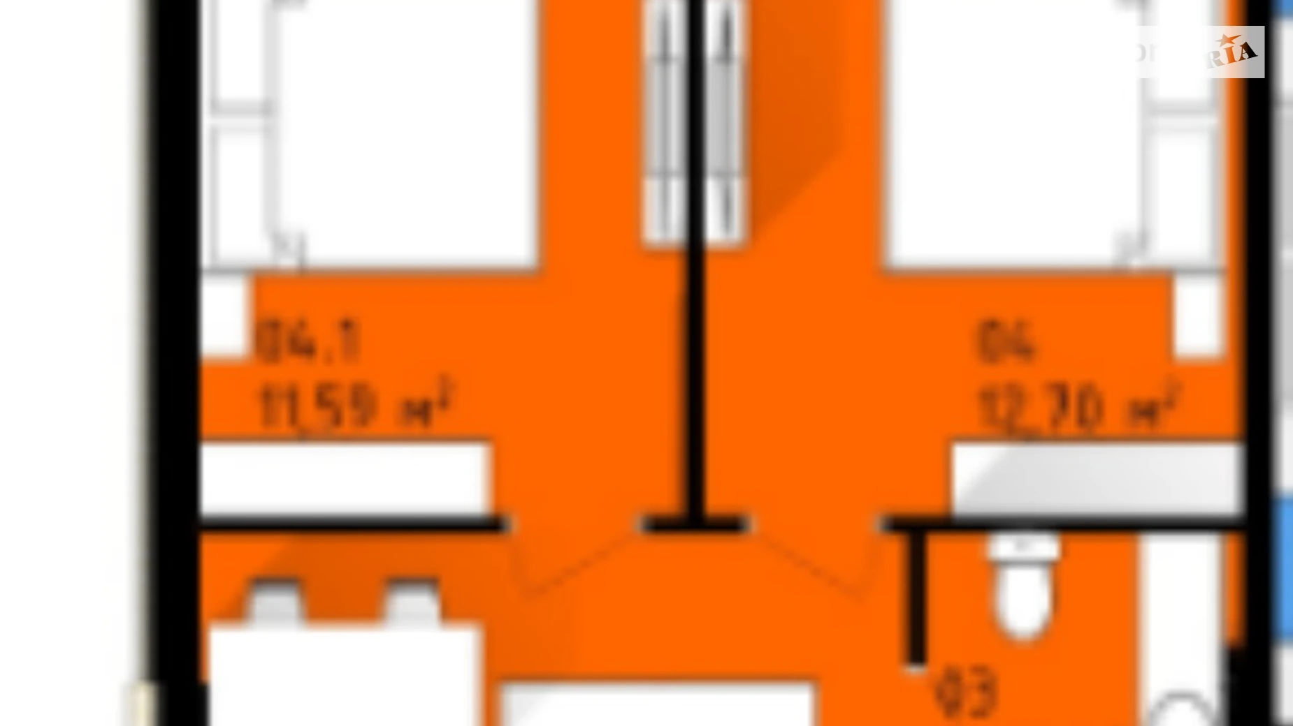 Продается 2-комнатная квартира 49 кв. м в Крыжановка, ул. Семена Палия(Днепропетровская дорога) - фото 3