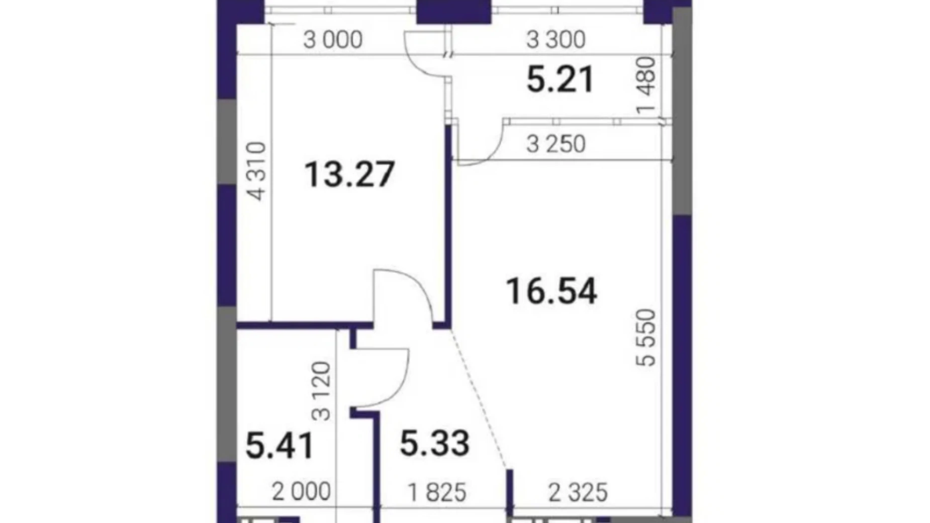Продается 1-комнатная квартира 46 кв. м в Киеве, вул. Причальная, 10 - фото 2