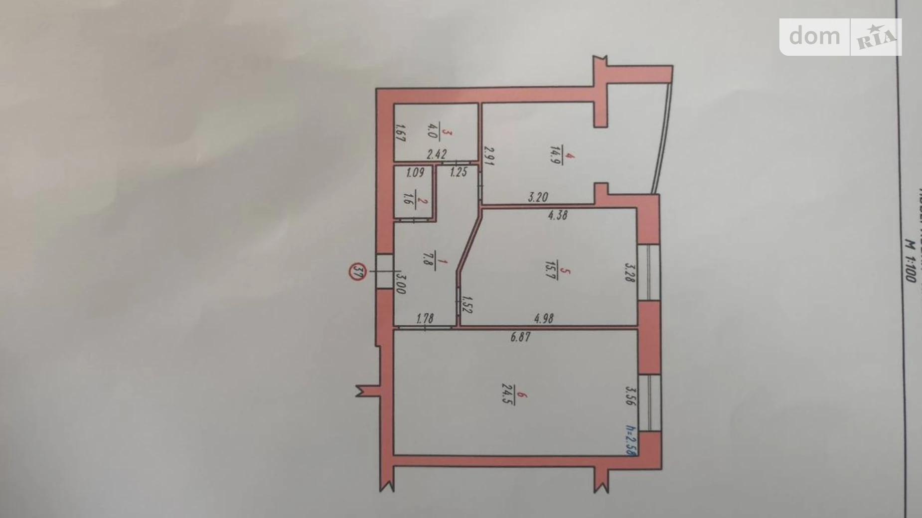 Продается 2-комнатная квартира 68.5 кв. м в Хмельницком, ул. Северная, 115 - фото 2