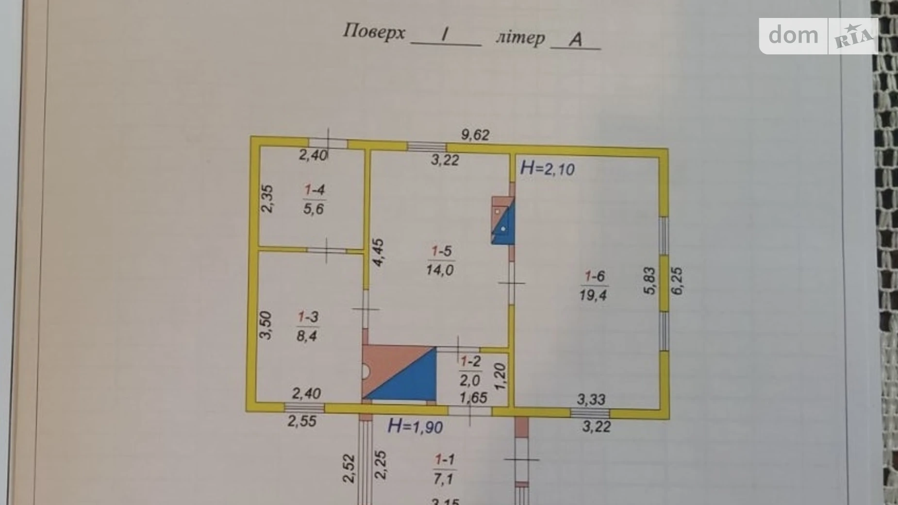 Продається одноповерховий будинок 56.5 кв. м з балконом, цена: 8000 $ - фото 3