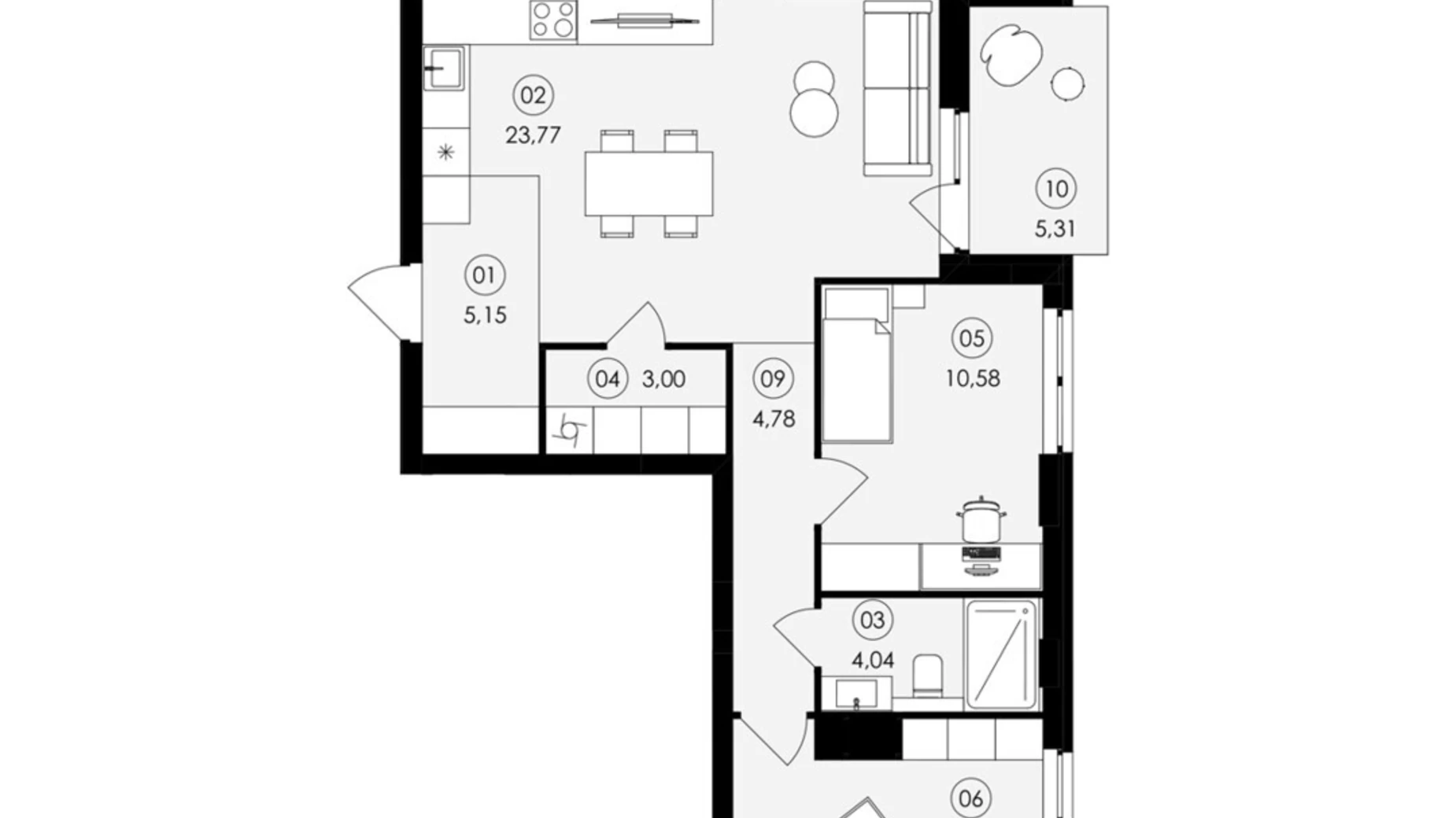 Продается 3-комнатная квартира 85.8 кв. м в Сокольниках, ул. Героев Майдана - фото 4