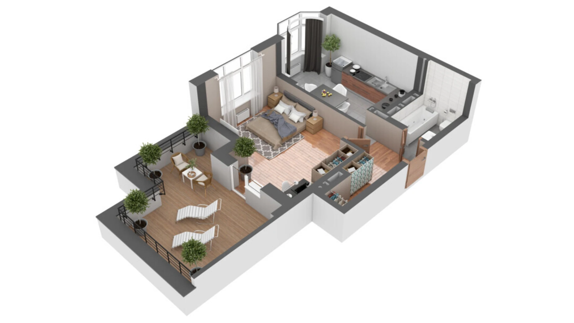 Продается 1-комнатная квартира 51.07 кв. м в Буче, бул. Леонида Бирюкова, 2А - фото 2