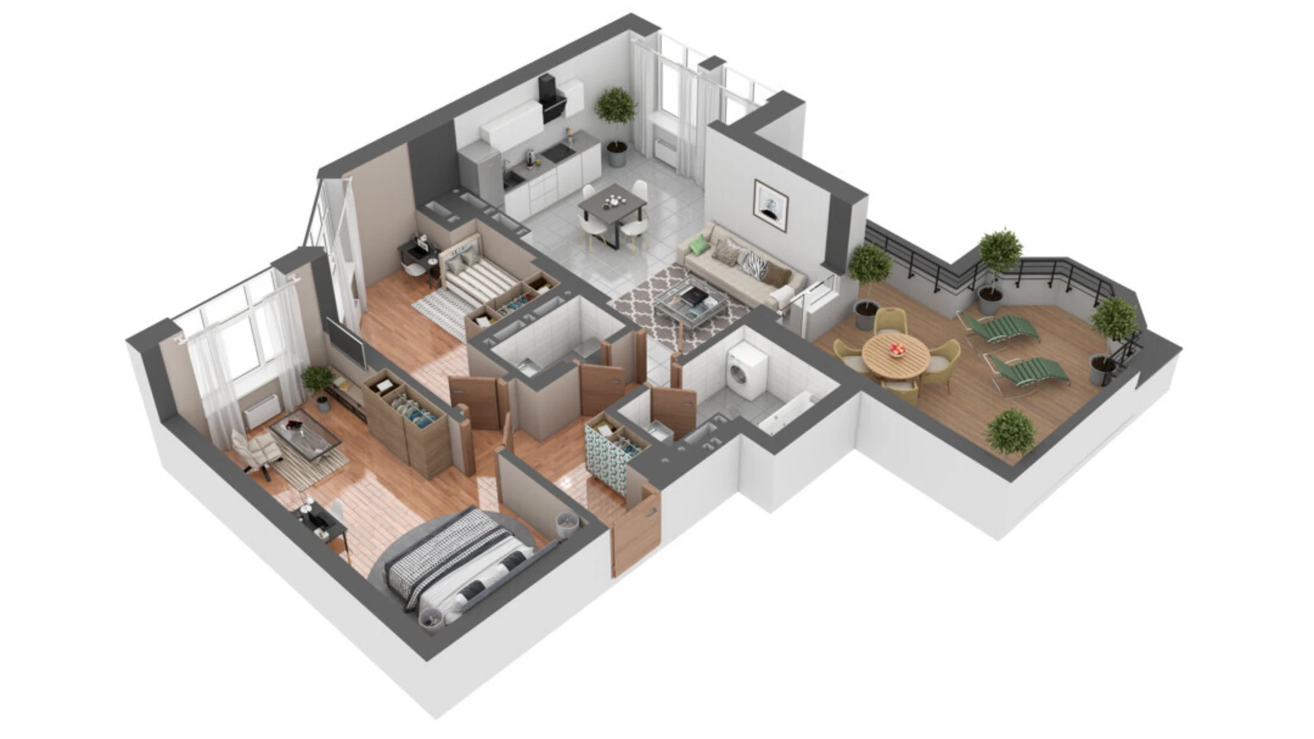 Продается 2-комнатная квартира 82.43 кв. м в Буче, бул. Леонида Бирюкова, 2А - фото 2