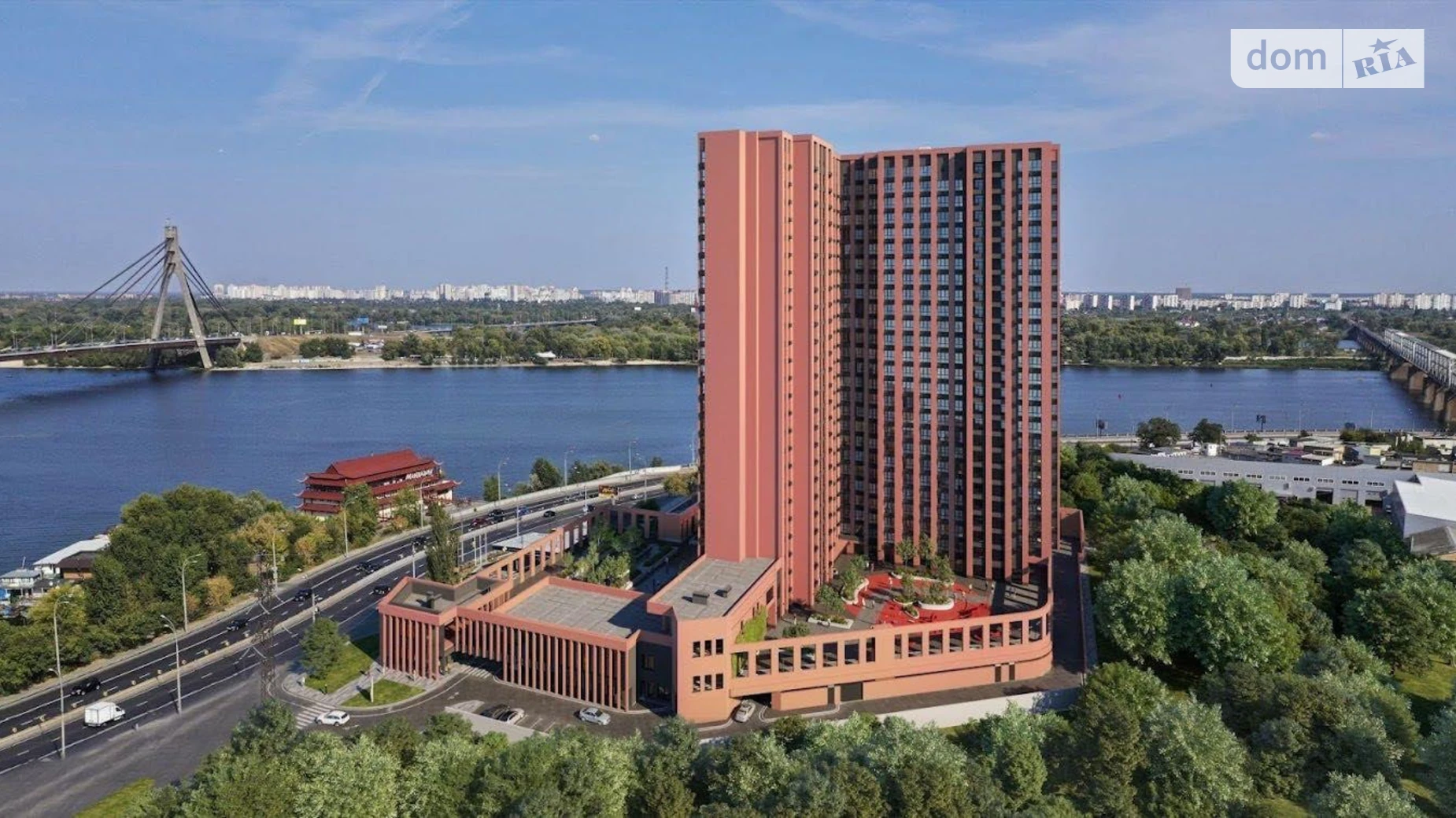 Продается 1-комнатная квартира 50 кв. м в Киеве, ул. Набережно-Рыбальская дорога, 27 - фото 3