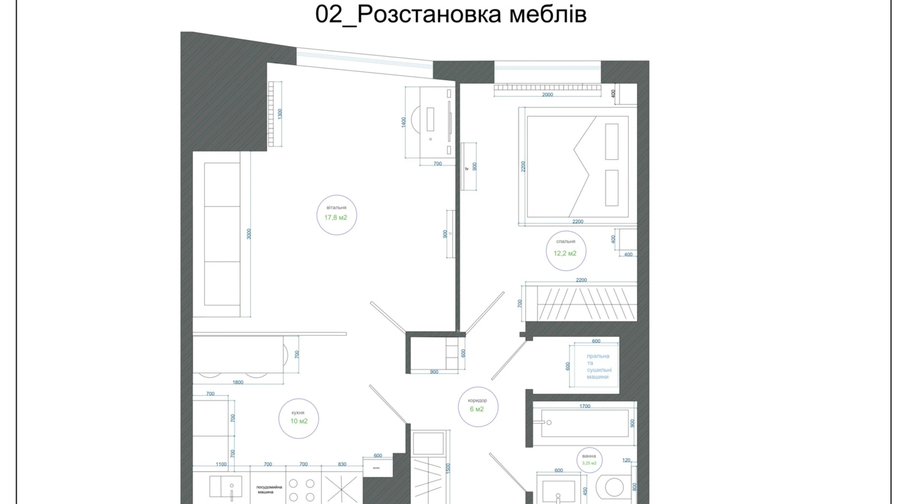 Продается 2-комнатная квартира 50.4 кв. м в Ирпене, ул. Григория Сковороды, 13/8 - фото 2