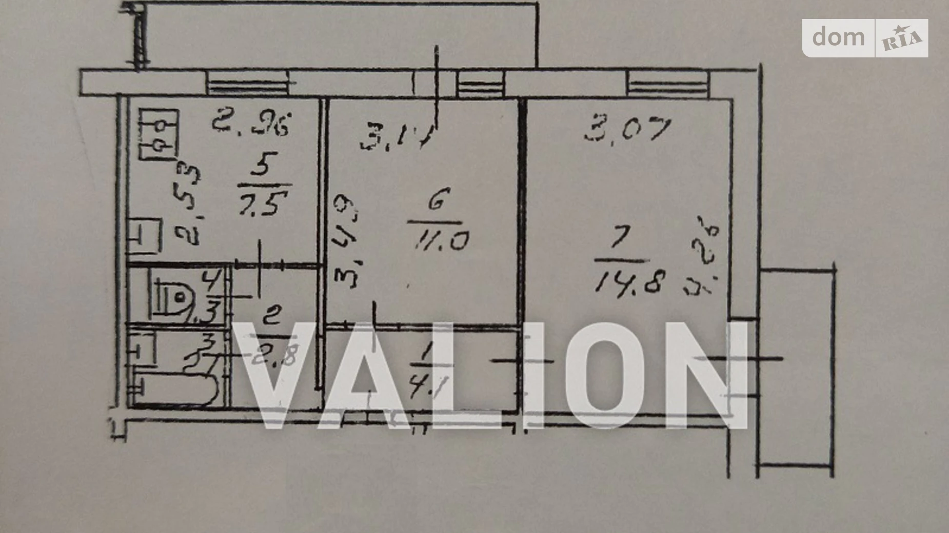 Продается 2-комнатная квартира 46.3 кв. м в Киеве, просп. Оболонский, 10 - фото 4