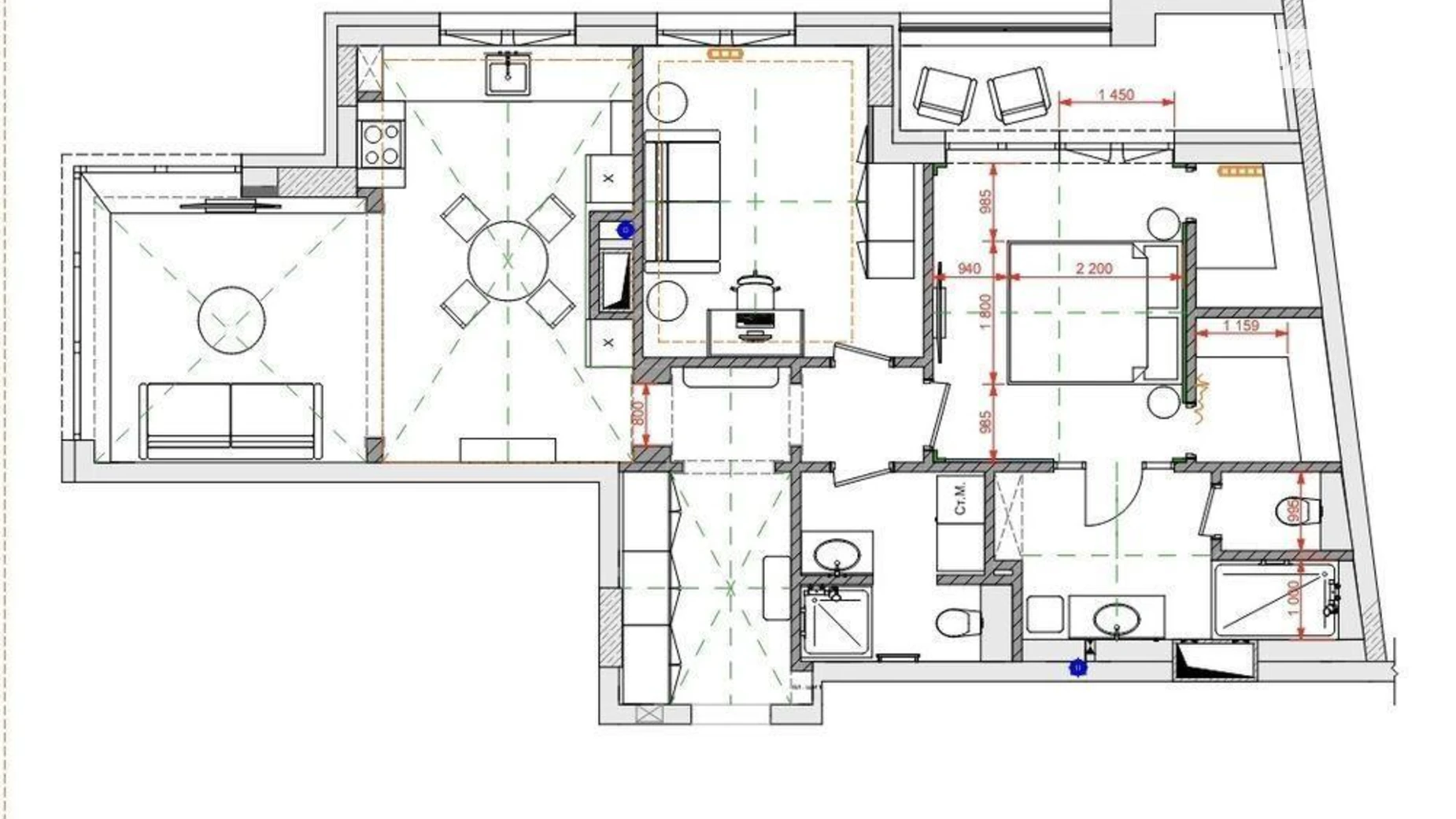 Продается 3-комнатная квартира 88.8 кв. м в Киеве, просп. Берестейский(Победы), 42А - фото 5