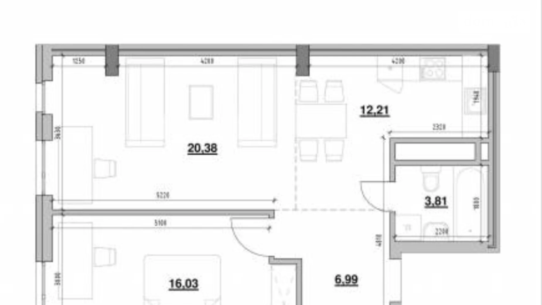 Продается 2-комнатная квартира 60.1 кв. м в Львове, ул. Владимира Великого - фото 2