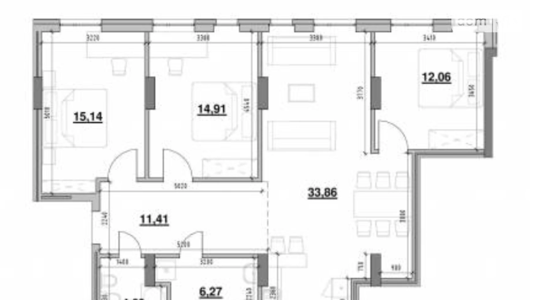 Продается 3-комнатная квартира 99.7 кв. м в Львове, ул. Владимира Великого - фото 5