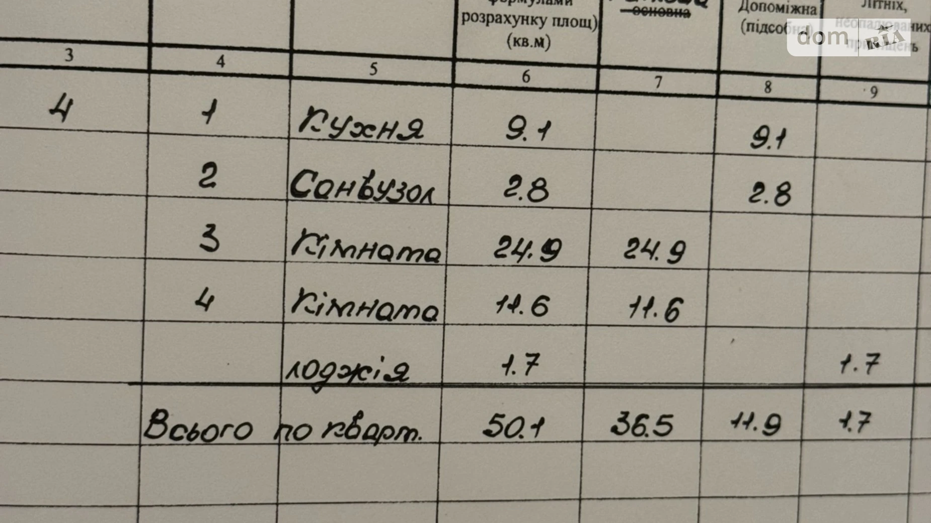 Продається 2-кімнатна квартира 50.1 кв. м у, цена: 32565 $ - фото 2