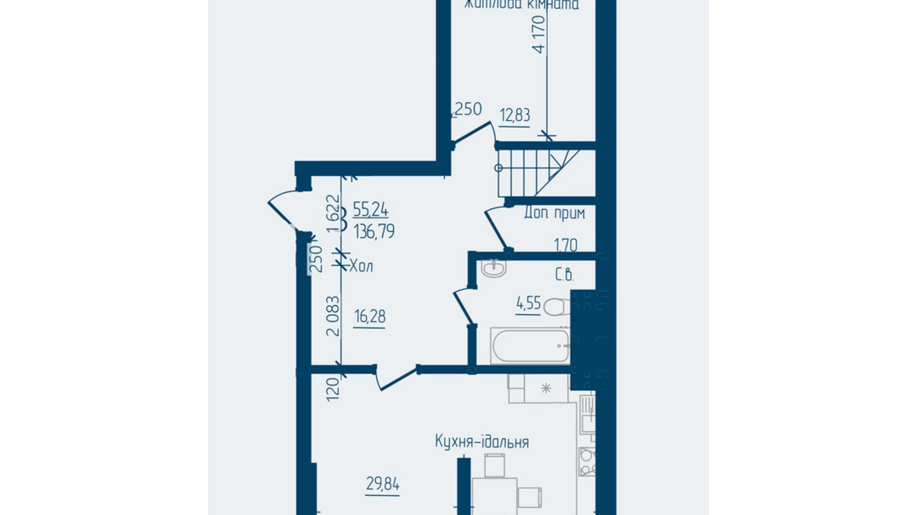 Продается 3-комнатная квартира 136.79 кв. м в, цена: 123111 $ - фото 2