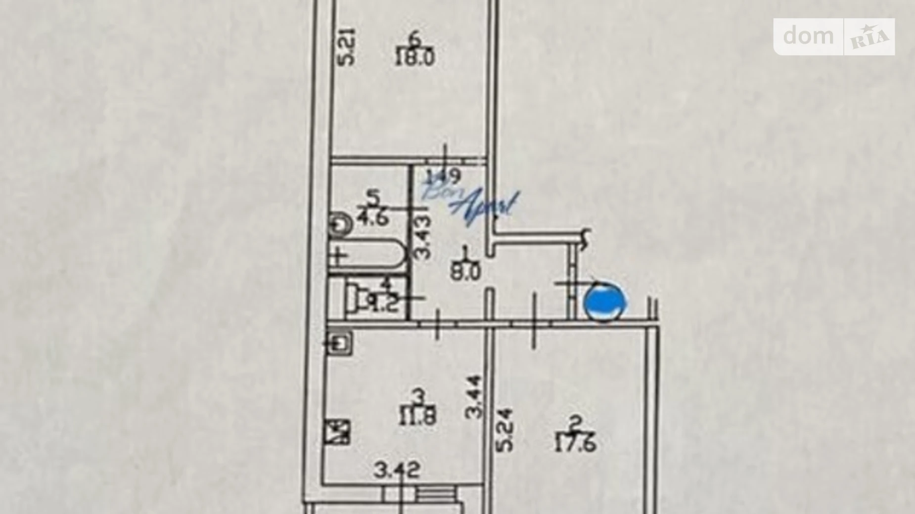 Продается 2-комнатная квартира 63.8 кв. м в Киеве, ул. Лисковская, 32/51 - фото 2