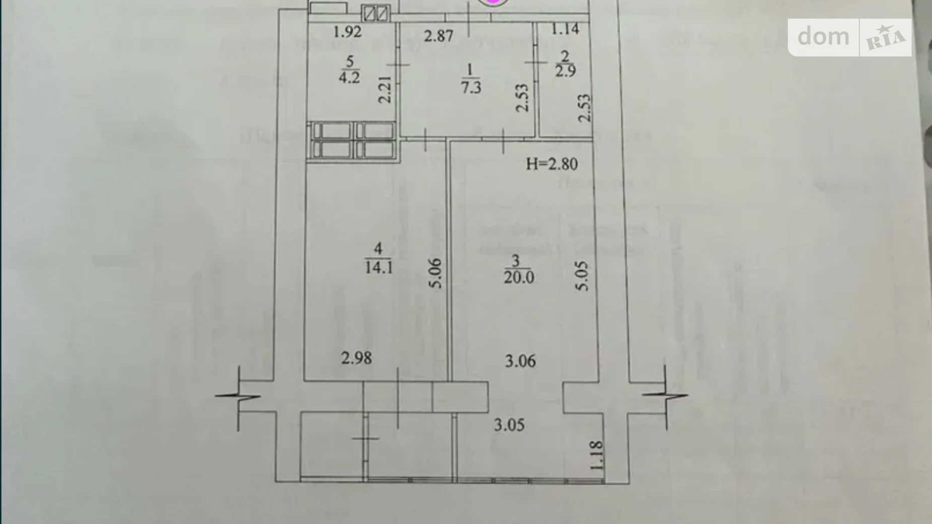 Продается 1-комнатная квартира 51.3 кв. м в Харькове, ул. Клочковская, 108 корпус 1 - фото 4