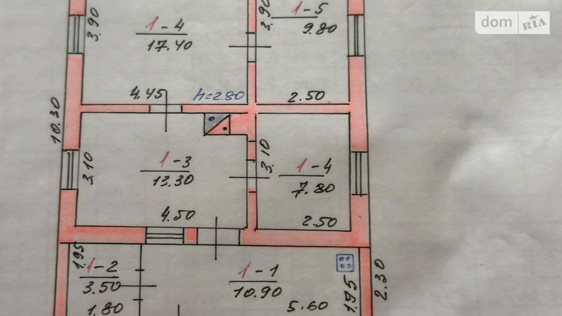 Продается одноэтажный дом 62.7 кв. м с садом, цена: 37000 $ - фото 3
