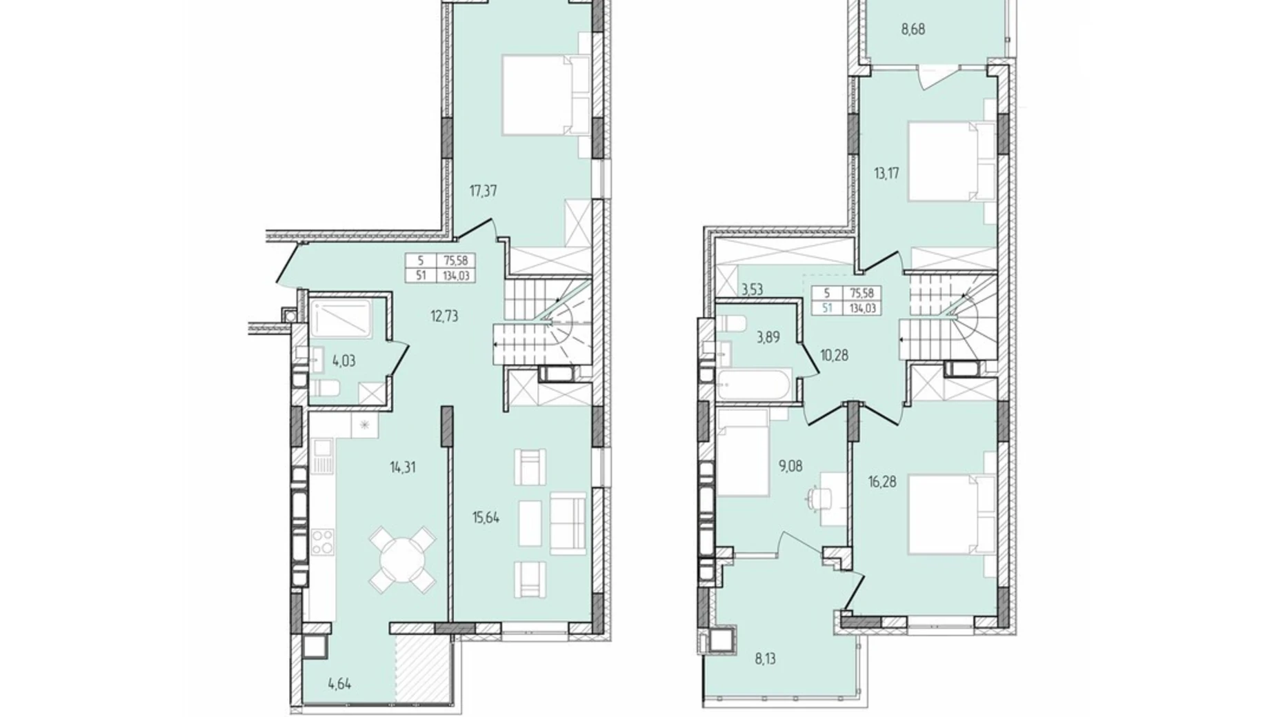Продается 5-комнатная квартира 134.03 кв. м в Хмельницком, ул. Победы, 8А - фото 2