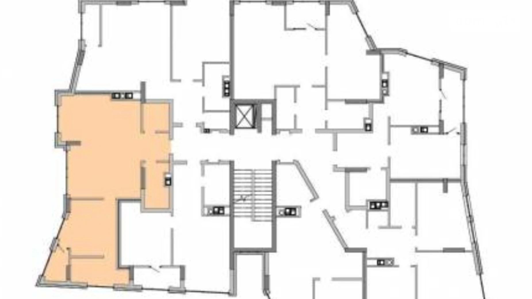 Продается 1-комнатная квартира 72.4 кв. м в Львове, ул. Ярославенко - фото 3