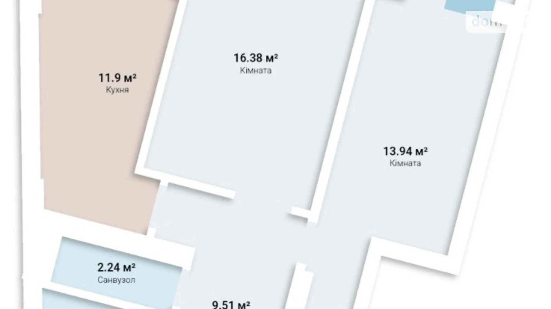 Продается 2-комнатная квартира 63 кв. м в Житомире, просп. Независимости(Ватутина) - фото 3