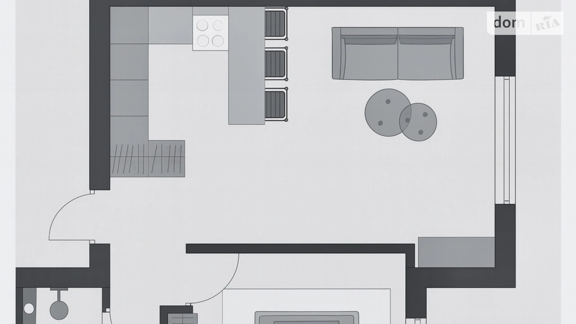 Продається 1-кімнатна квартира 40 кв. м у Минаї, вул. Польова, 14 - фото 4