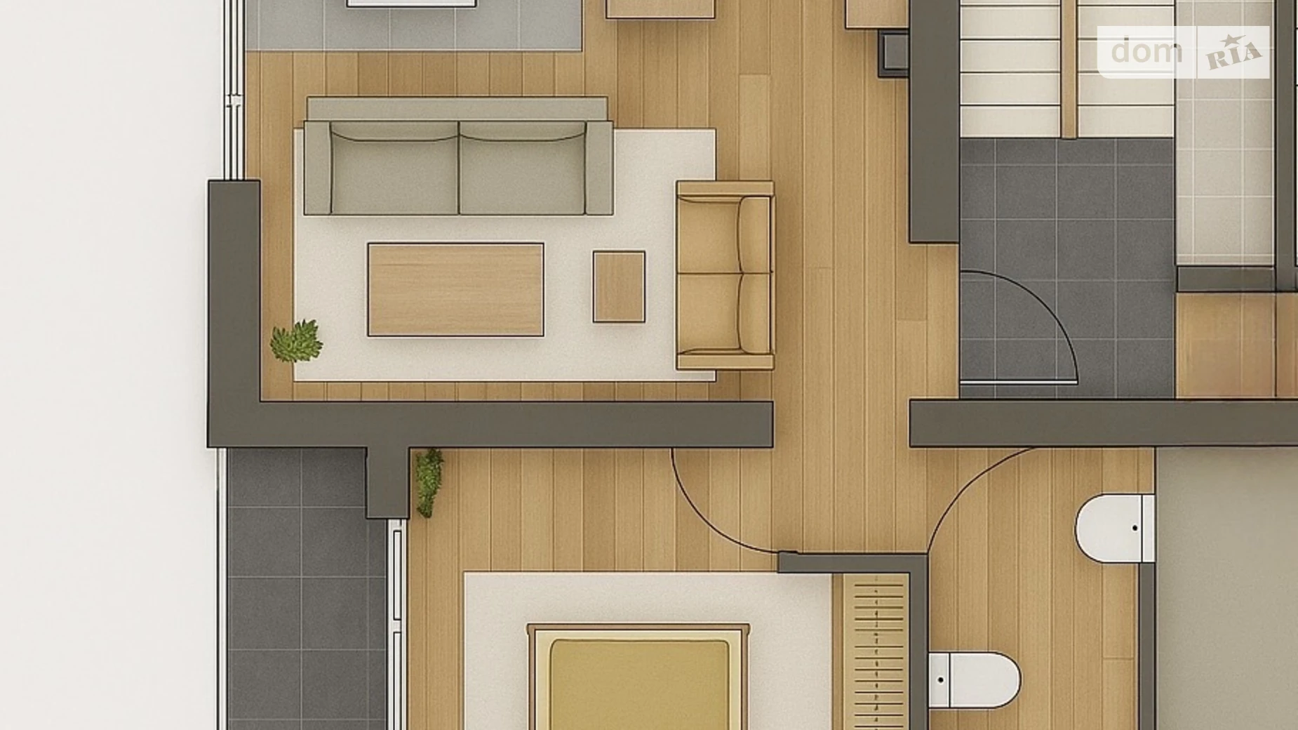 Продається 1-кімнатна квартира 53 кв. м у Минаї, вул. Польова, 14 - фото 3