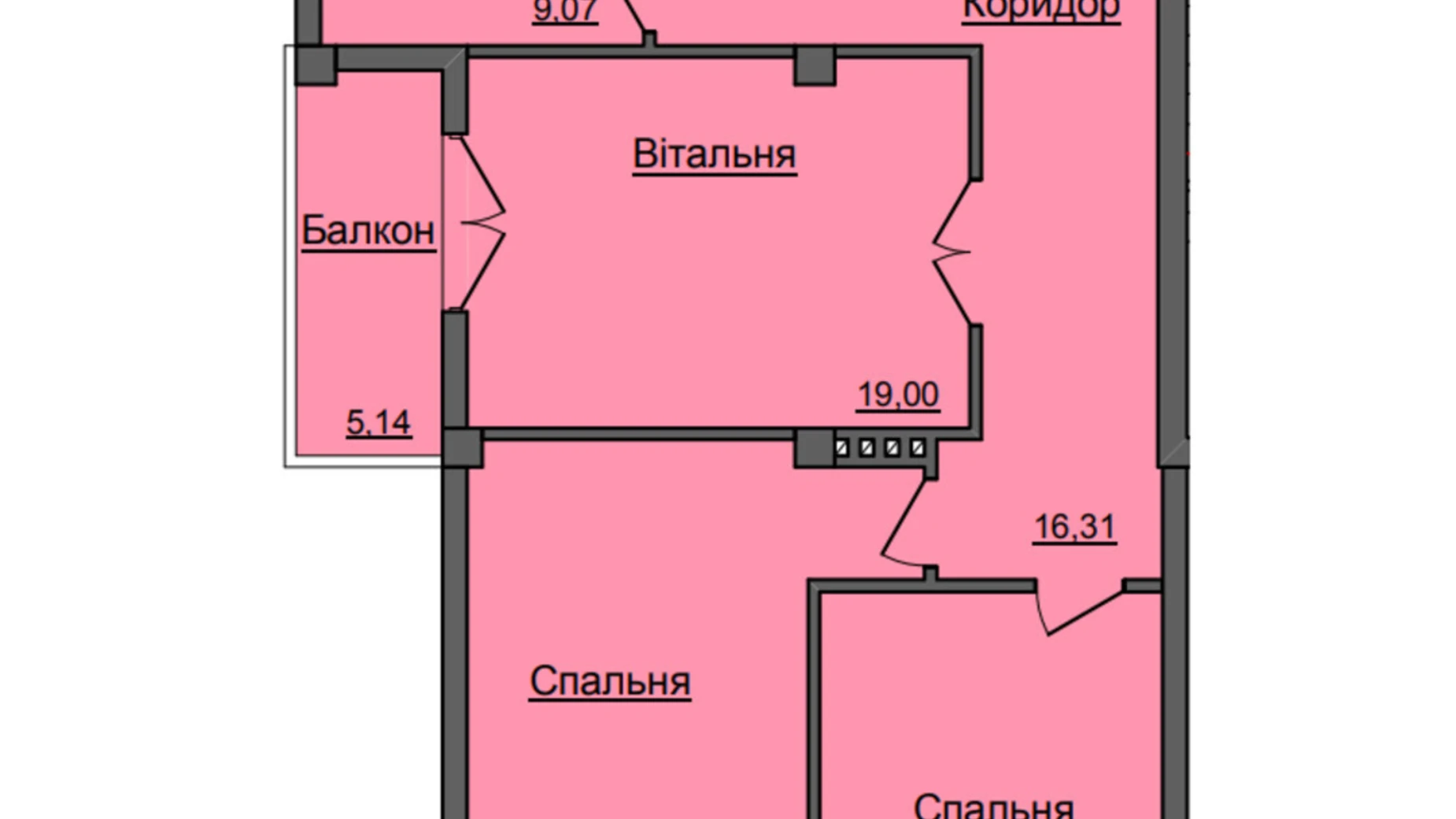 Продается 3-комнатная квартира 90.6 кв. м в Ивано-Франковске, ул. Хмельницкого Богдана, 73А - фото 4