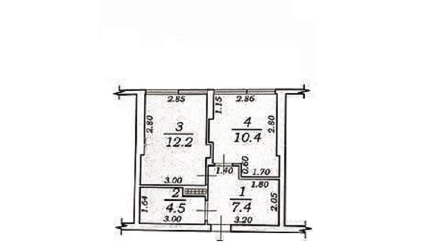 Продается 1-комнатная квартира 34.5 кв. м в Одессе, пер. Курортный - фото 2