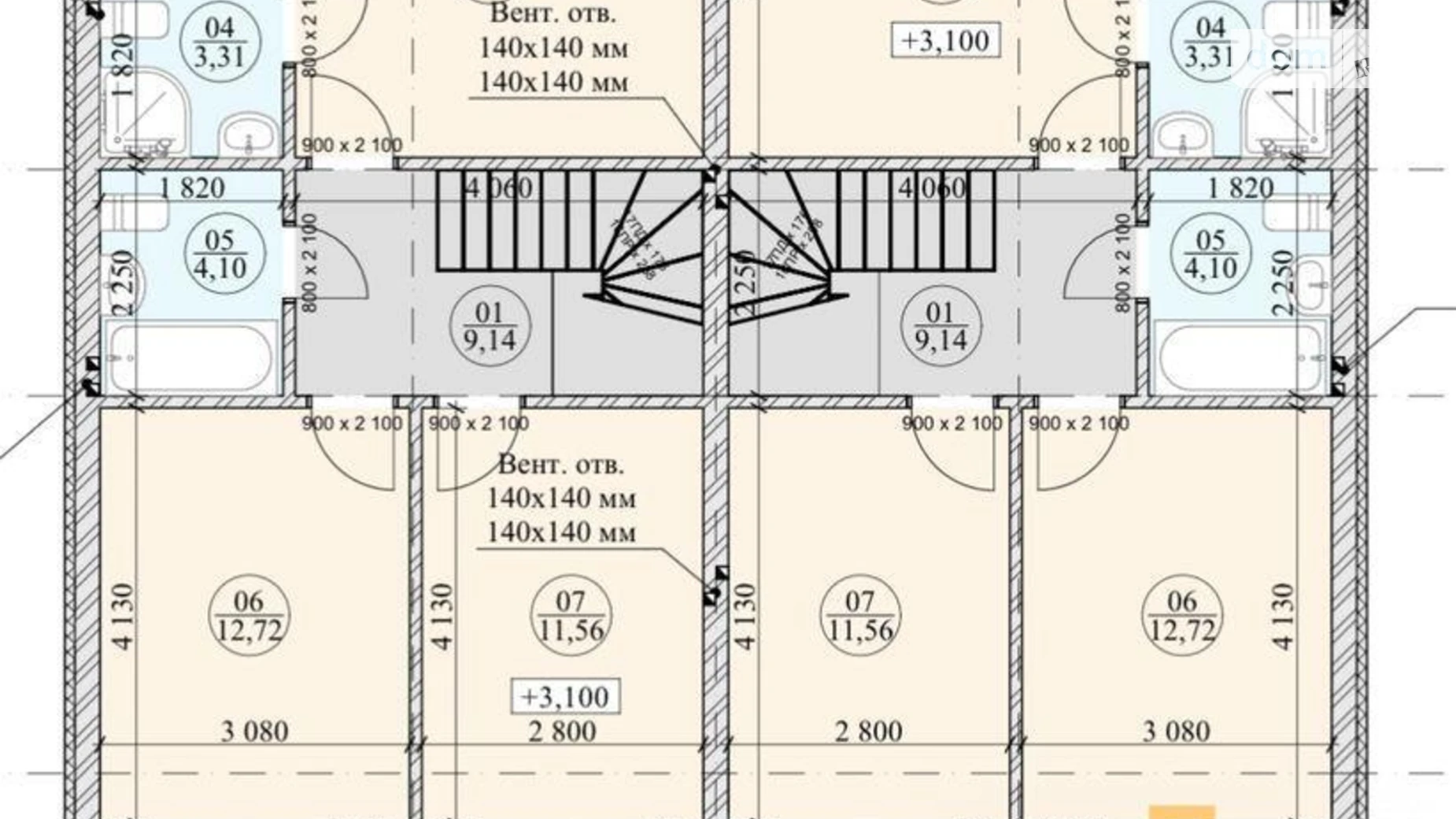 Продается дом на 2 этажа 135 кв. м с гаражом, цена: 109000 $ - фото 3