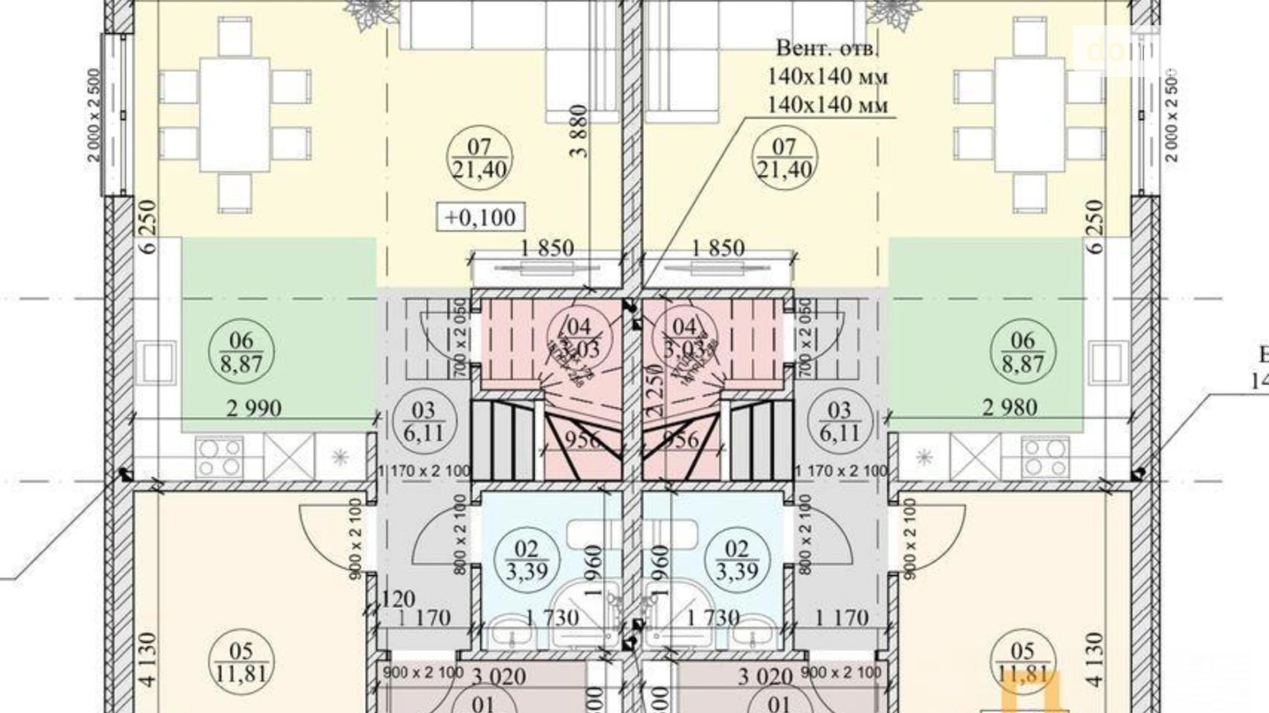 Продается дом на 2 этажа 135 кв. м с гаражом, цена: 109000 $ - фото 2