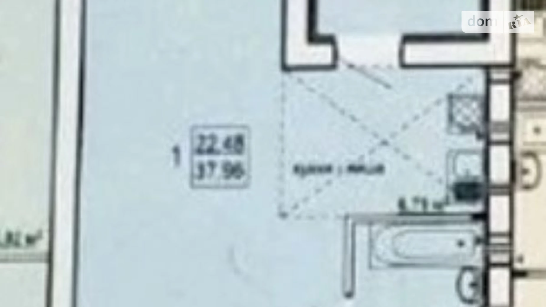 Продається 1-кімнатна квартира 38 кв. м у Харкові, вул. Борткевича, 11Б - фото 3