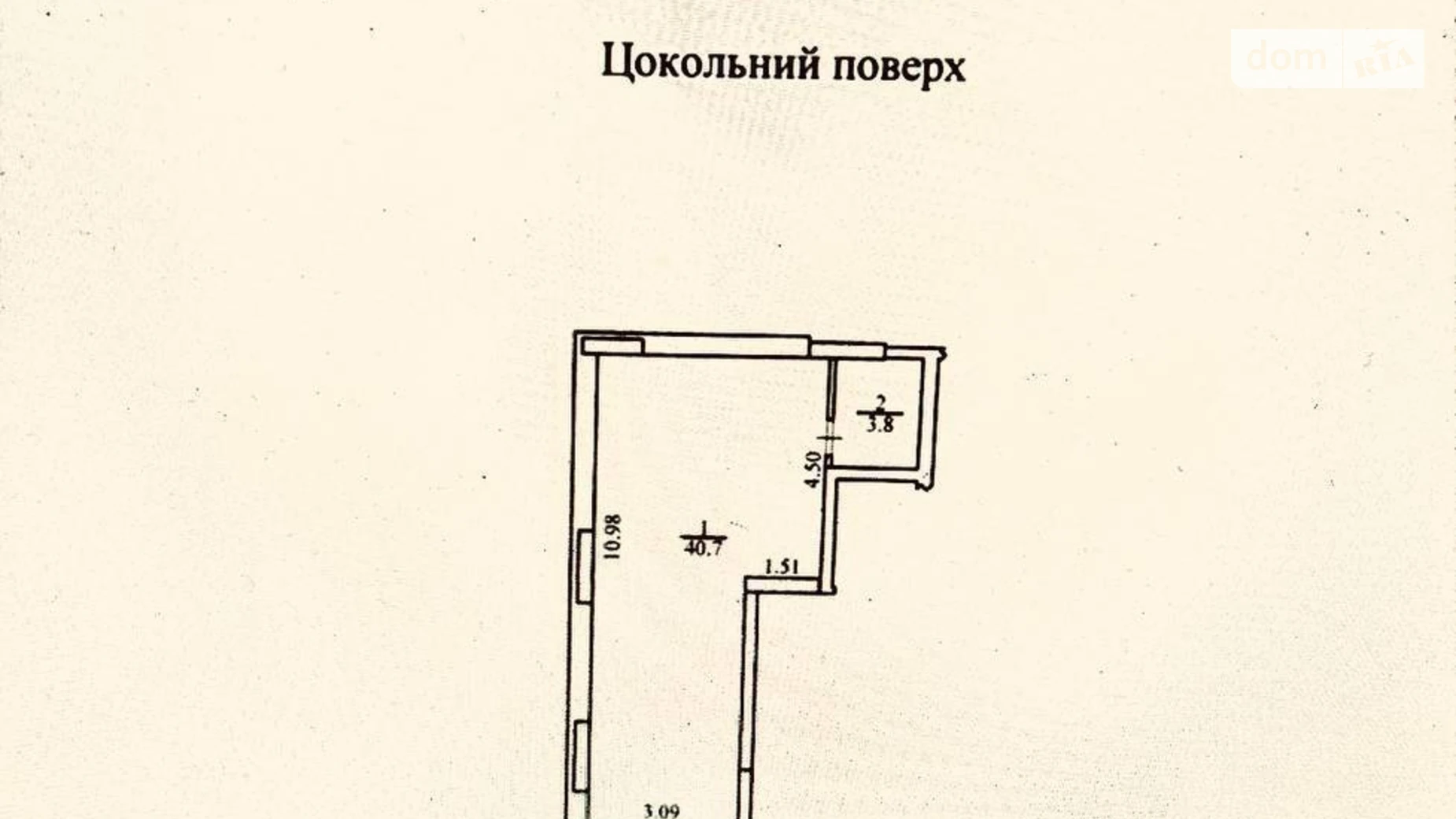 Сдается в аренду помещения свободного назначения 44.5 кв. м в 1-этажном здании, цена: 1460 $ - фото 5