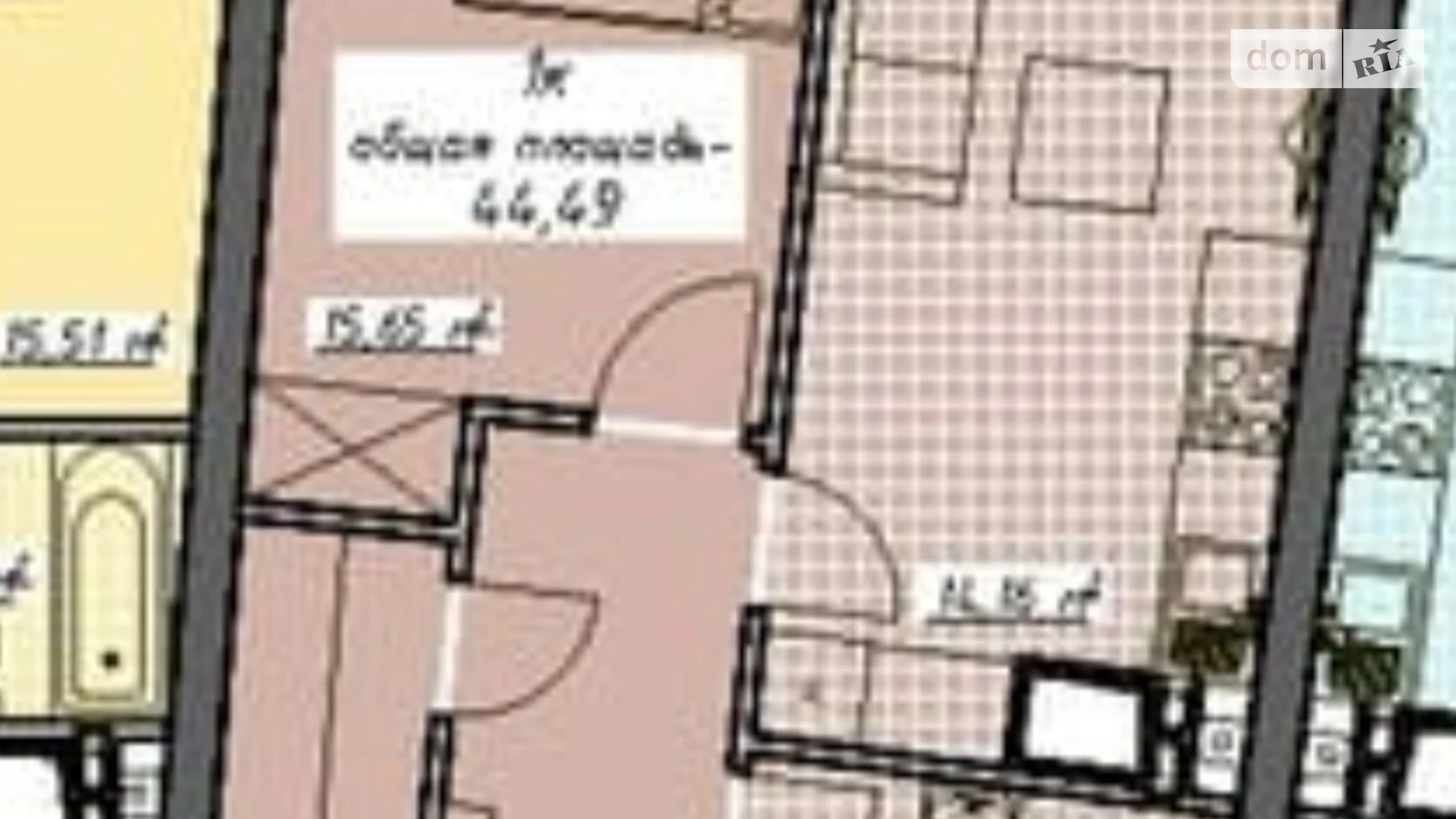 Продается 1-комнатная квартира 44.6 кв. м в Одессе, пер. Курортный, 2 - фото 3