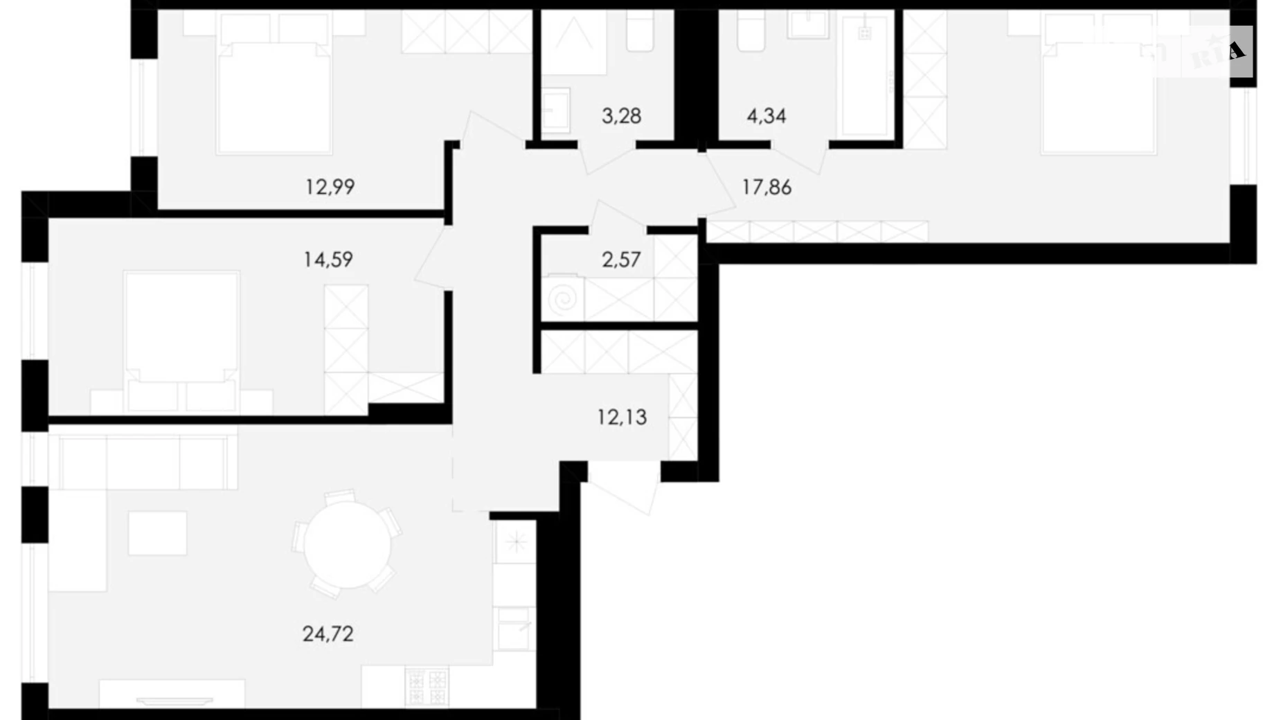 Продается 3-комнатная квартира 92.48 кв. м в Сокольниках, ул. Героев Майдана - фото 2