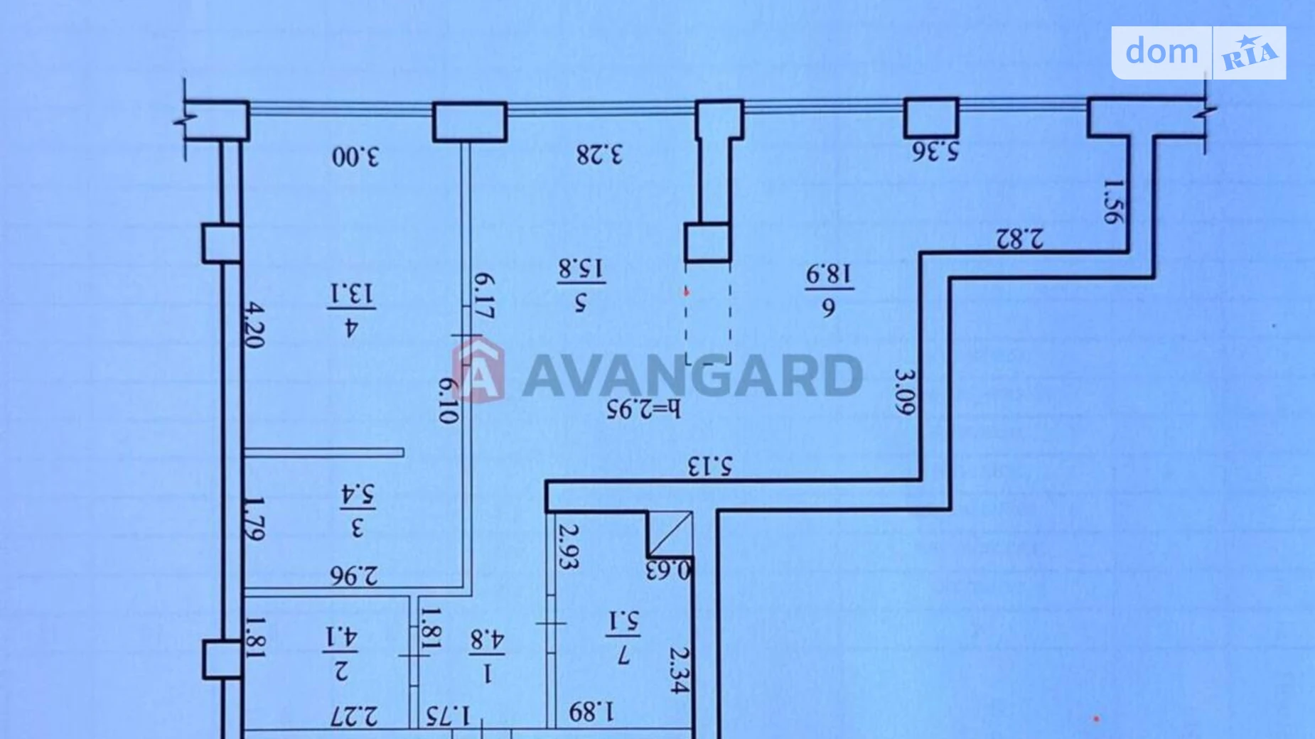 Продается 2-комнатная квартира 67.2 кв. м в Днепре, ул. Кулишивська, 30 - фото 5