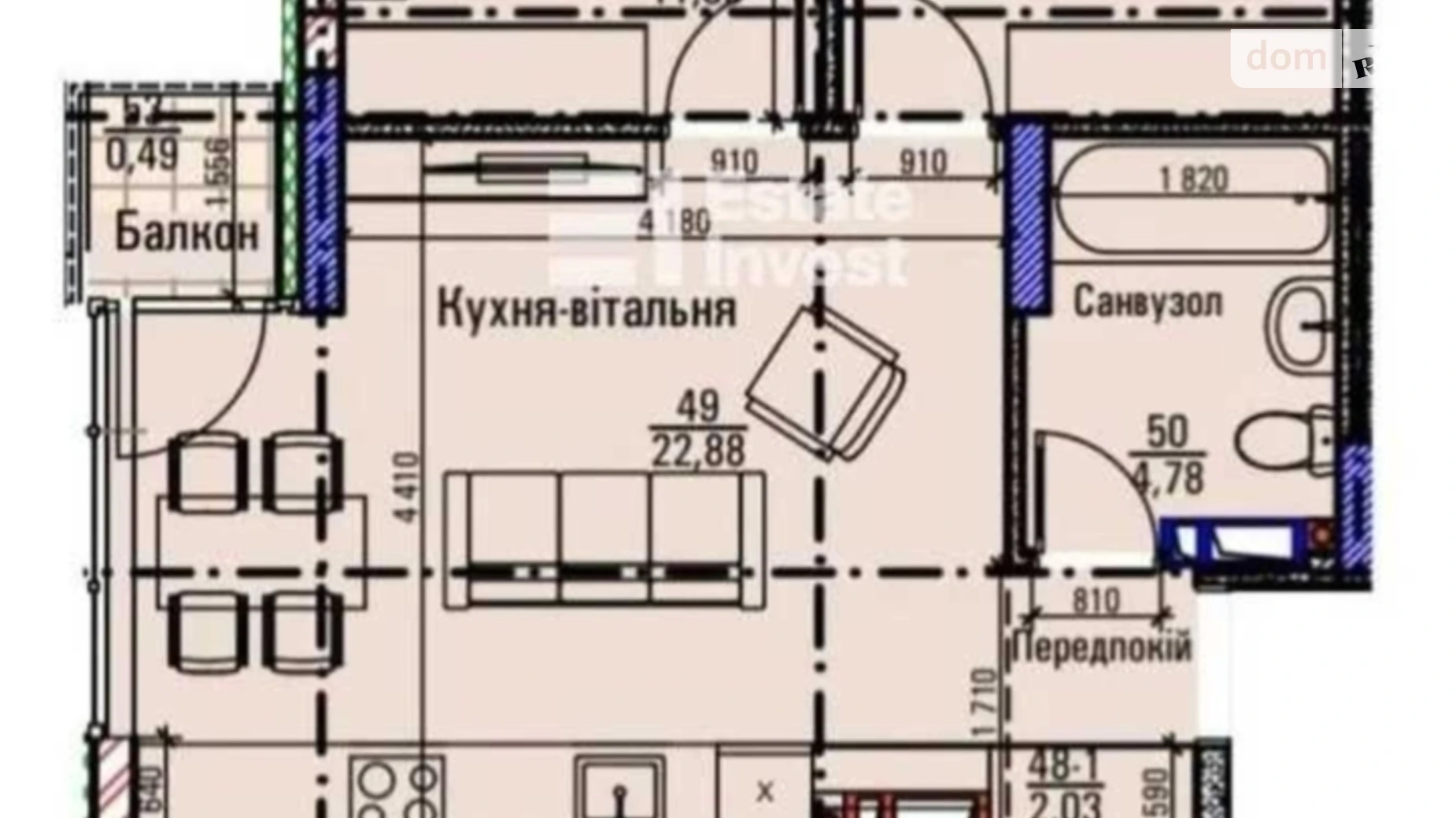 Продается 2-комнатная квартира 54.6 кв. м в Киеве, ул. Исмаила Гаспринского(Сормовская), 3 - фото 2