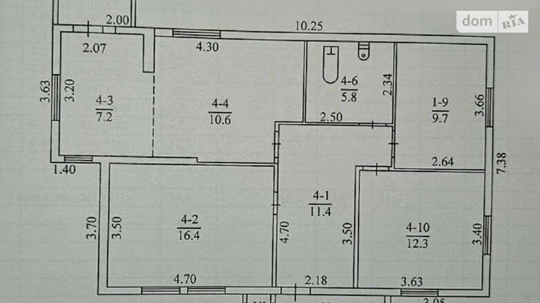 Продается часть дома 109 кв. м с верандой, цена: 67000 $ - фото 4