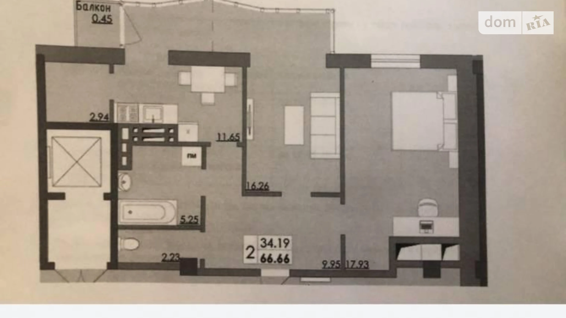 Продается 2-комнатная квартира 67 кв. м в Одессе, ул. Давида Ойстраха - фото 3