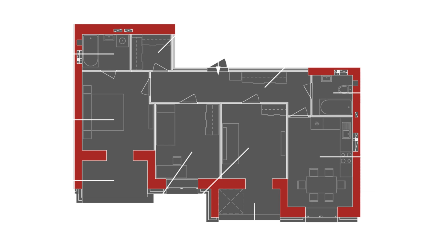 Продается 3-комнатная квартира 88.9 кв. м в Житомире, ул. Домбровского - фото 4