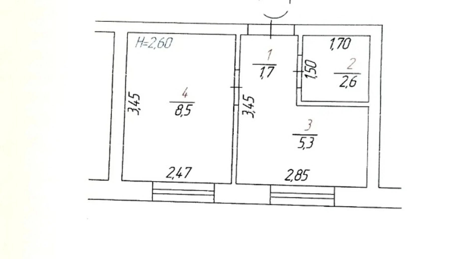 Продається 1-кімнатна квартира 18 кв. м у Крюківщині, вул. Прикордонна - фото 2