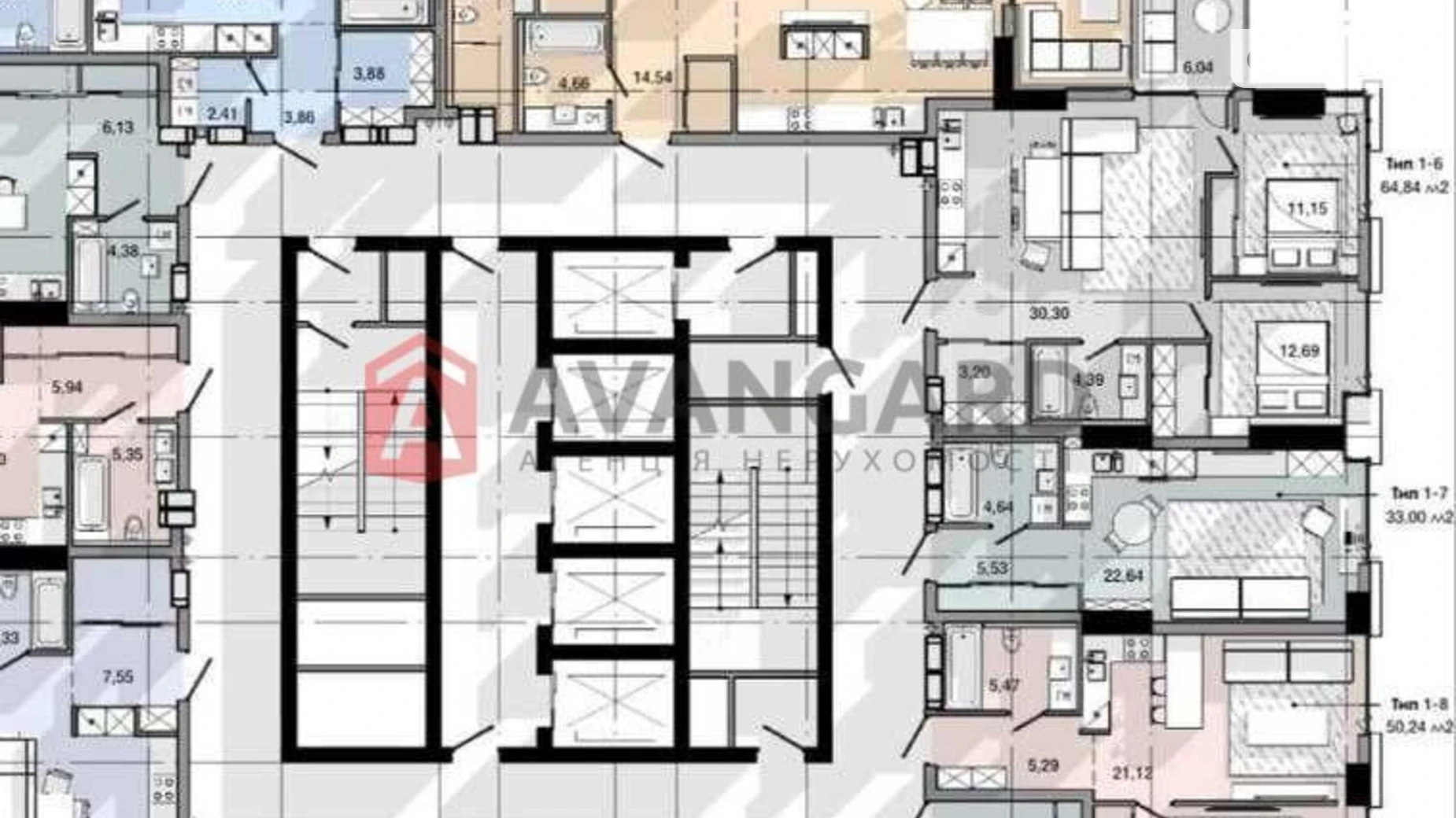 Продається 1-кімнатна квартира 75.3 кв. м у Дніпрі, вул. Січеславська Набережна, 53А - фото 3