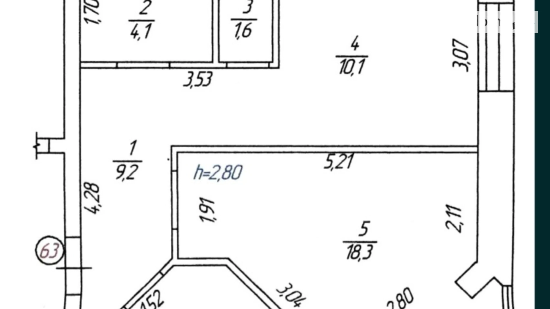 Продається 2-кімнатна квартира 67 кв. м у Вінниці, вул. Пирогова - фото 3