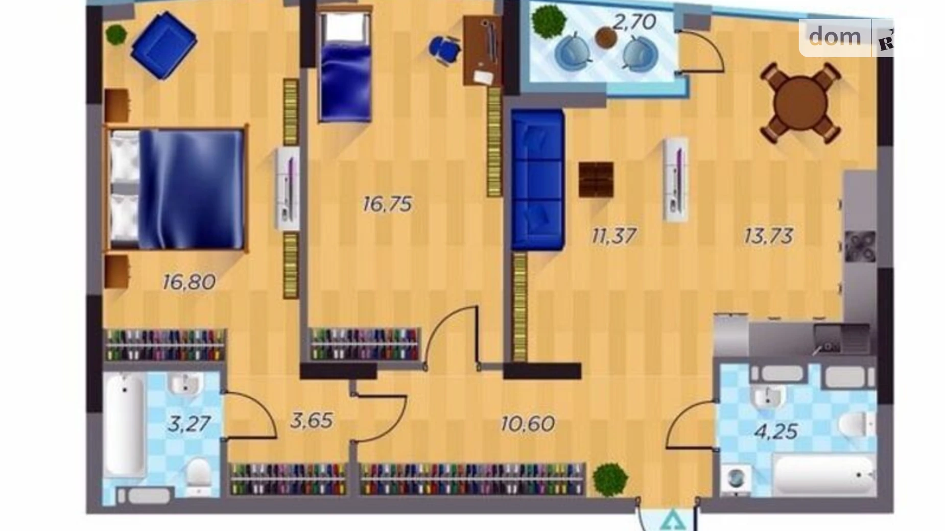 Продается 2-комнатная квартира 82.3 кв. м в Киеве, ул. Шолуденко, 30 - фото 3