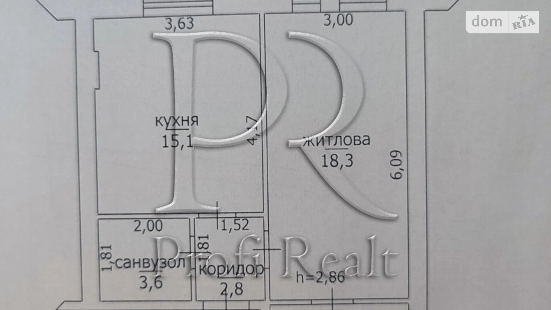 Продается 1-комнатная квартира 43.02 кв. м в Софиевской Борщаговке, ул. Соборная, 103/18 - фото 2