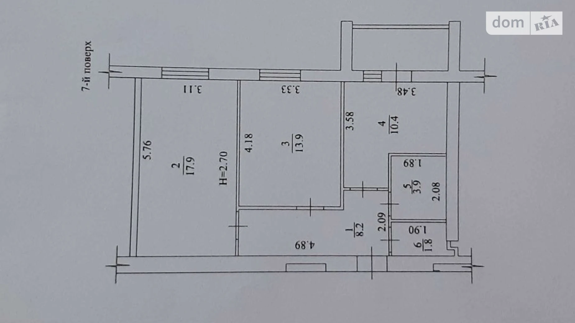 Продается 2-комнатная квартира 58 кв. м в Харькове, ул. Мира, 49 - фото 3