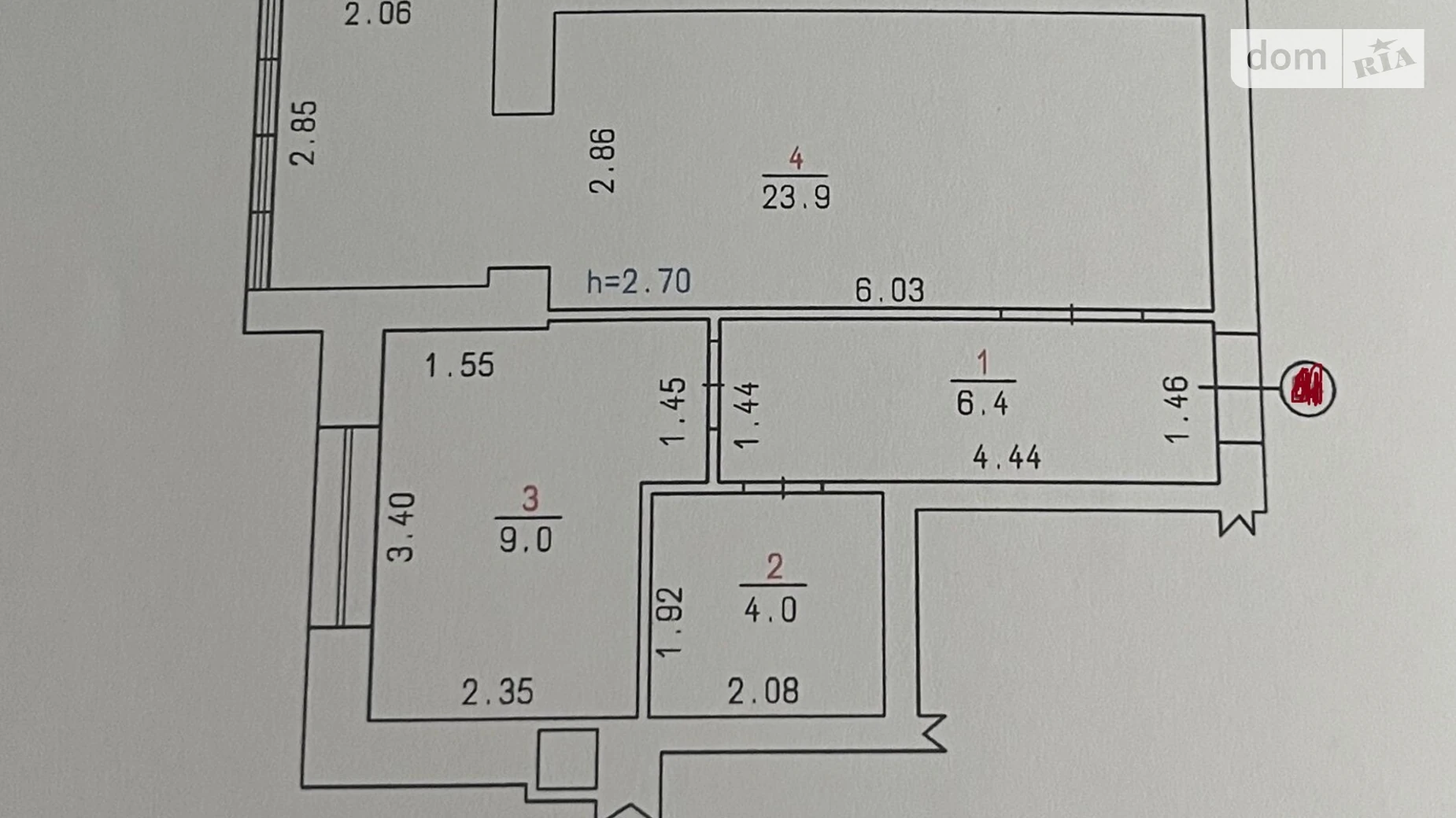 Продається 1-кімнатна квартира 43.3 кв. м у Хмельницькому, вул. Вінницька - фото 5