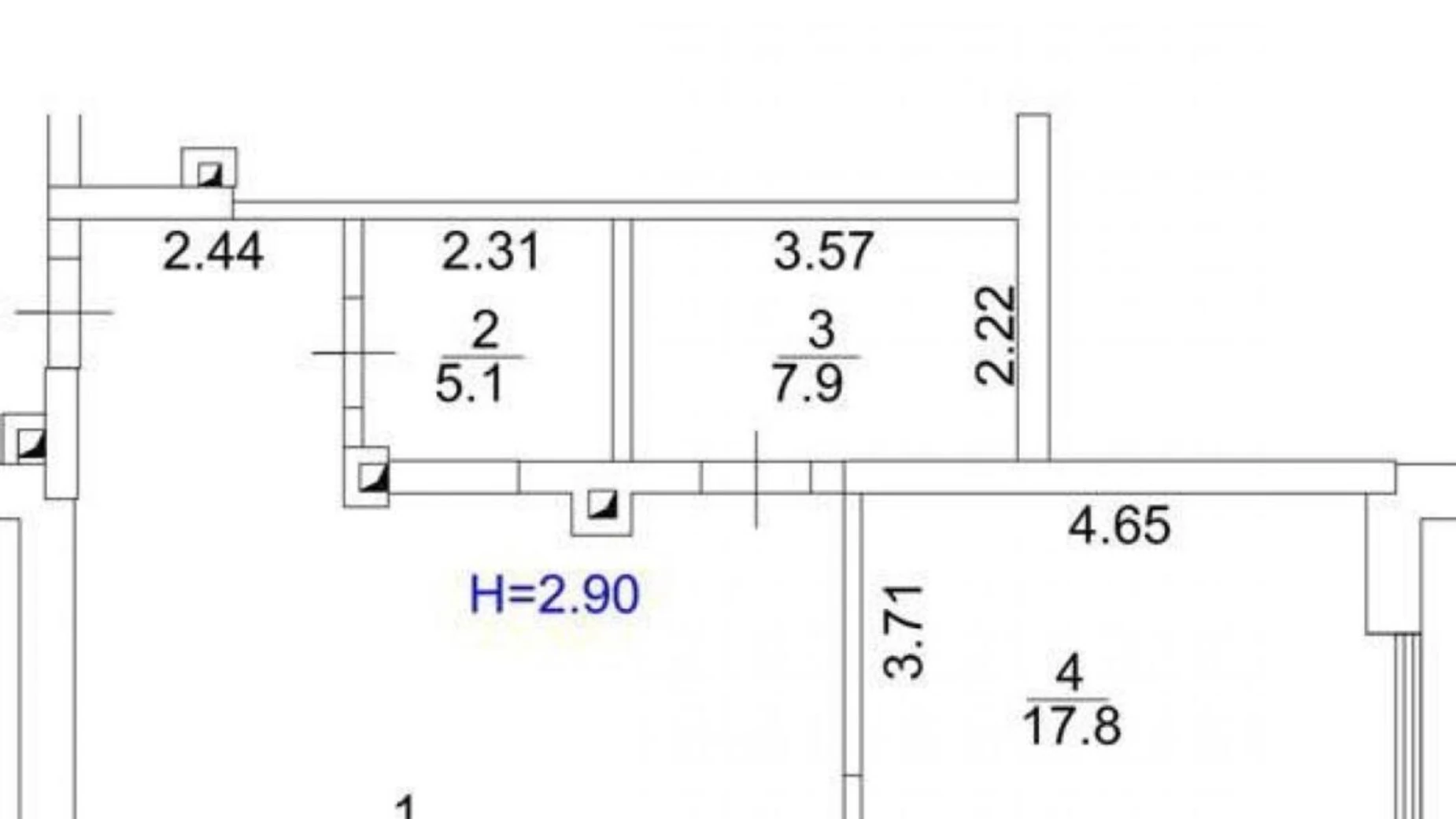 Сдается в аренду помещения свободного назначения 111.2 кв. м в 24-этажном здании, цена: 1300 $ - фото 2
