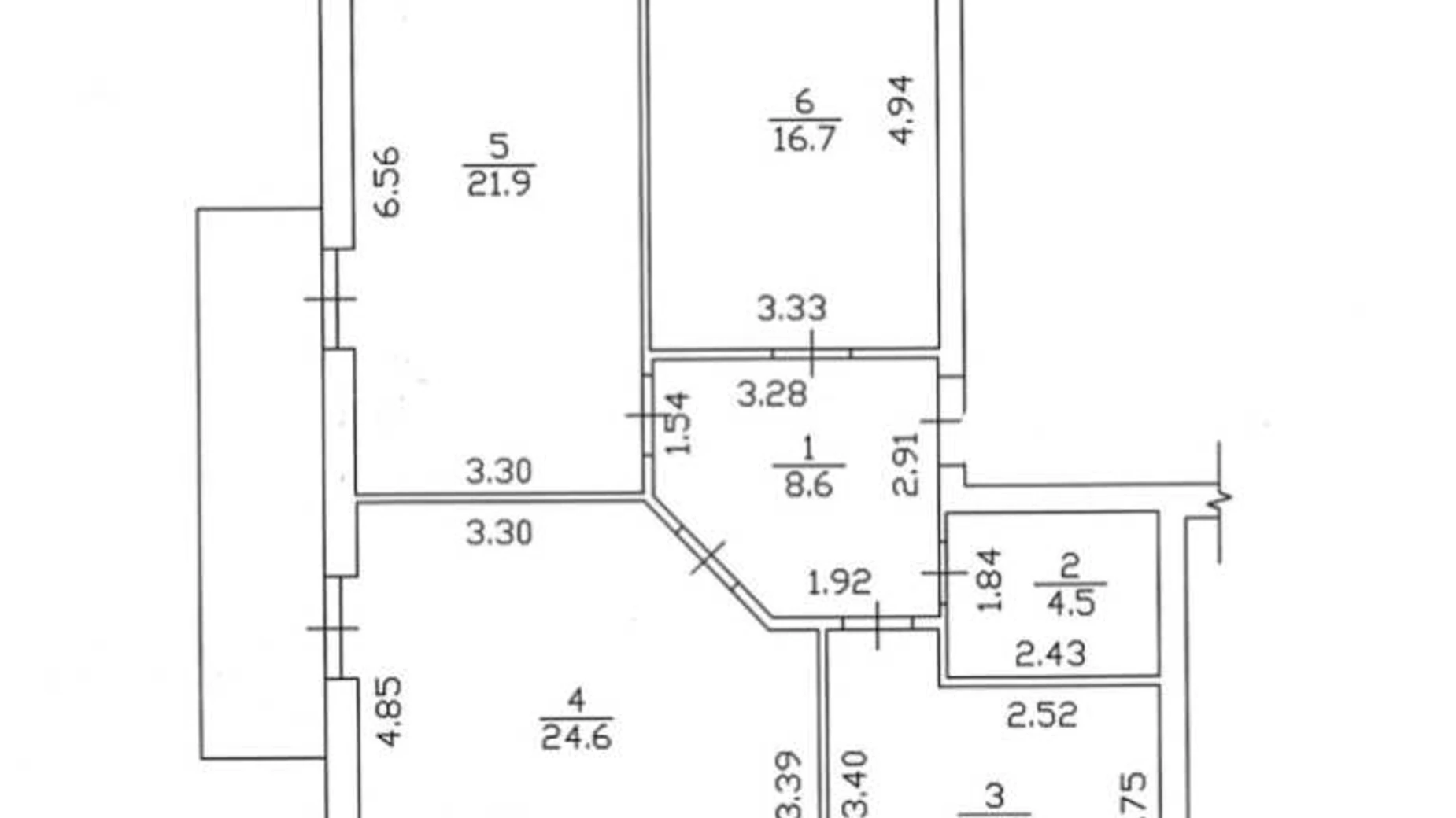 Продается 3-комнатная квартира 121.7 кв. м в Полтаве, ул. Шевченко, 96А - фото 2