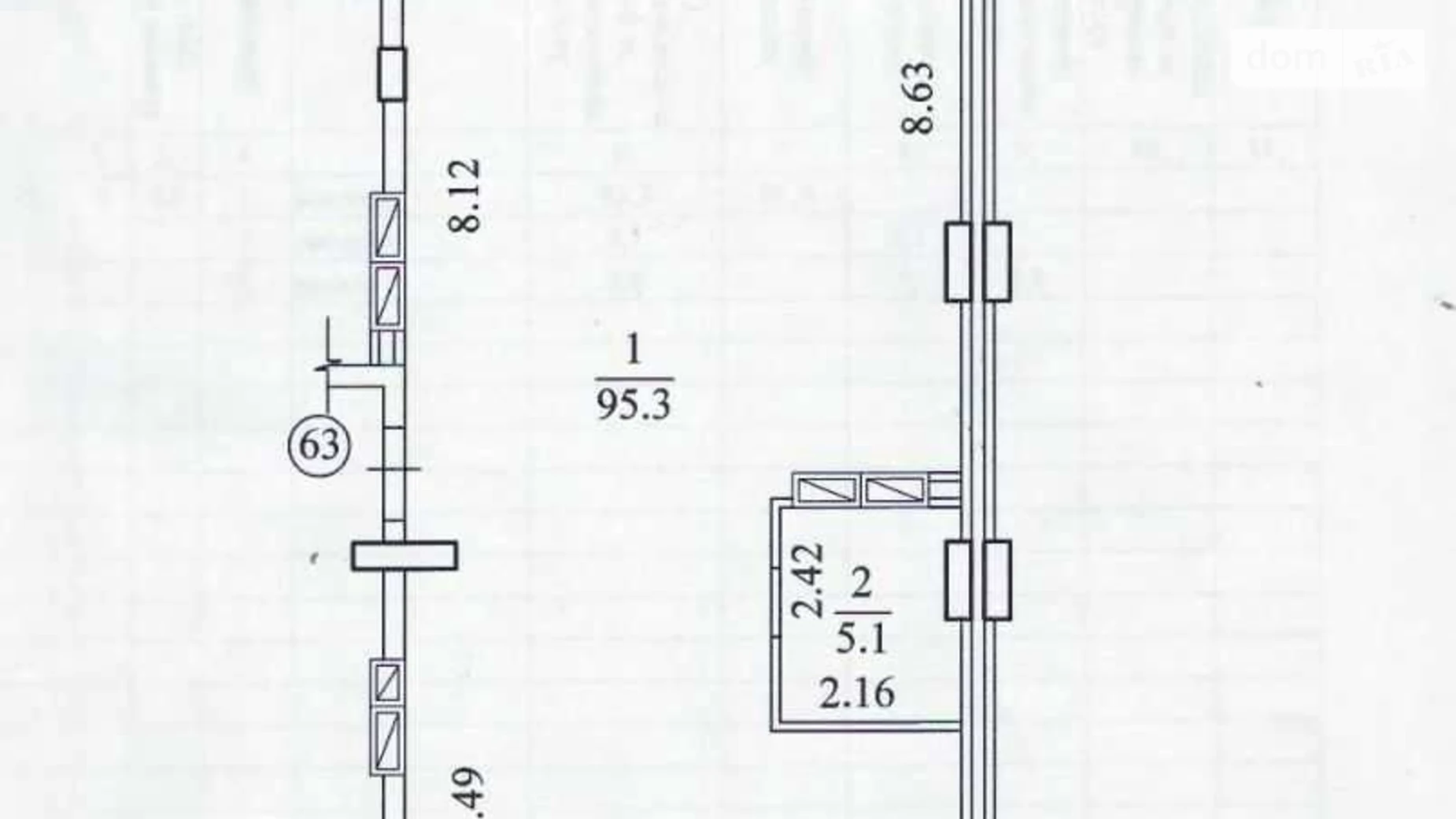 Продається 3-кімнатна квартира 105 кв. м у Дніпрі, вул. Короленка, 22А корпус 3 - фото 2