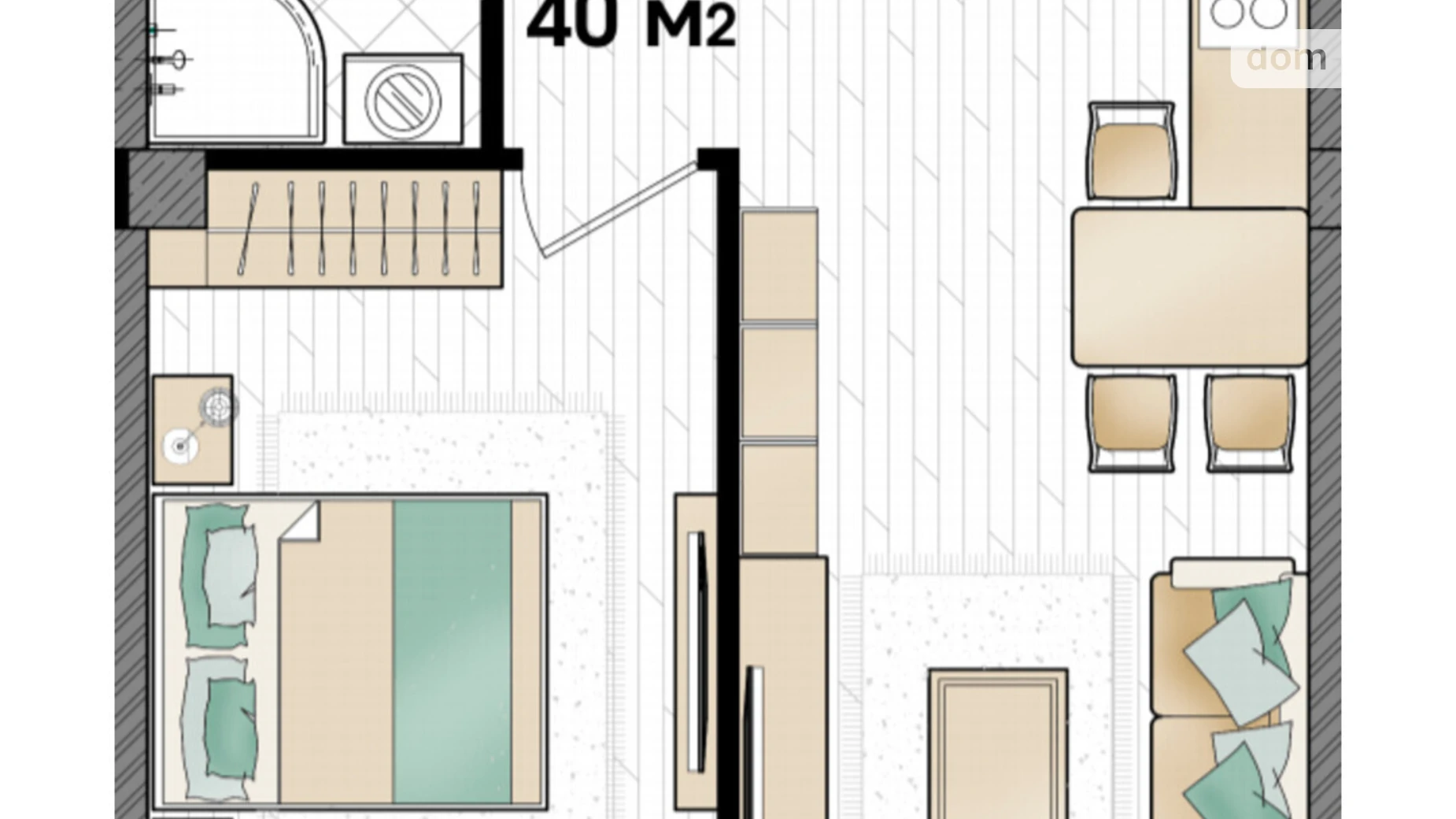 Продается 1-комнатная квартира 40 кв. м в Днепре, ул. Уляновская(Ульянова), 11 - фото 2