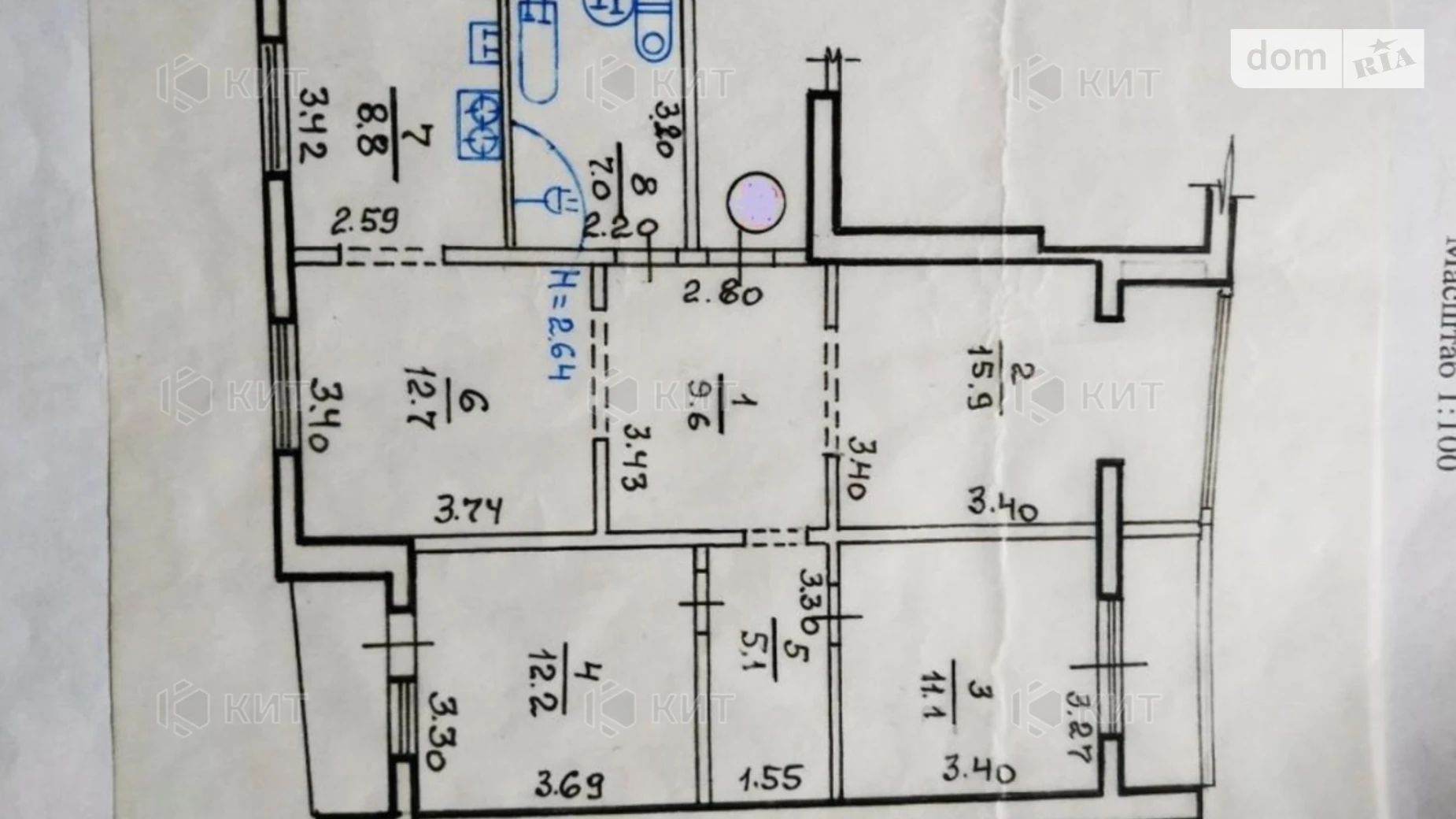 Продается 4-комнатная квартира 85 кв. м в Харькове, ул. Единства(Краснодарская), 177Б - фото 2